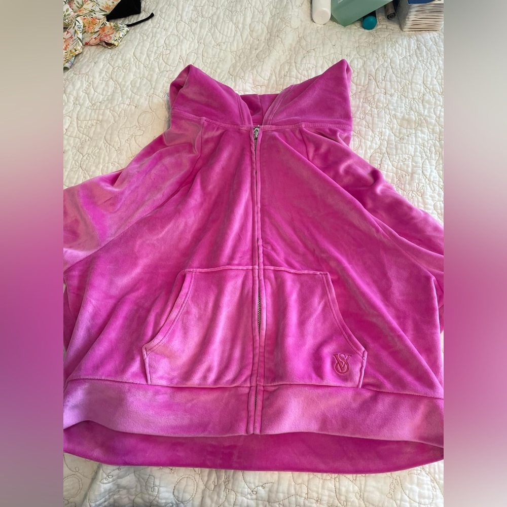 Victoria secret track suit top Medium